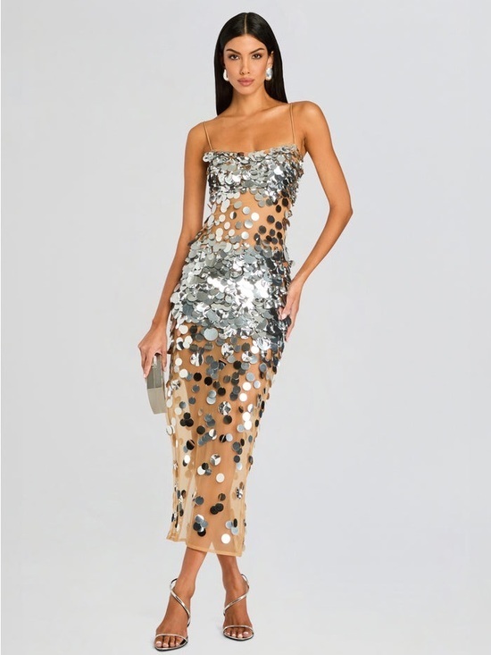 Dresses & Skirts - Retrofete Mischa Sequin Dress Size Small $1198